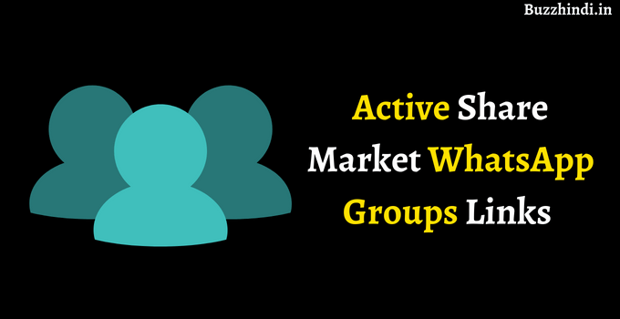 Active Share Market WhatsApp Group Links 