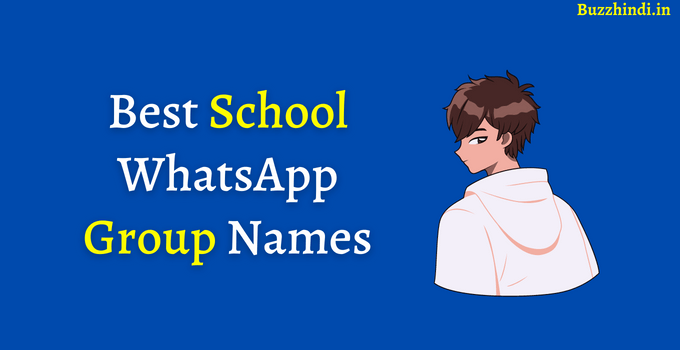 School WhatsApp Group Names